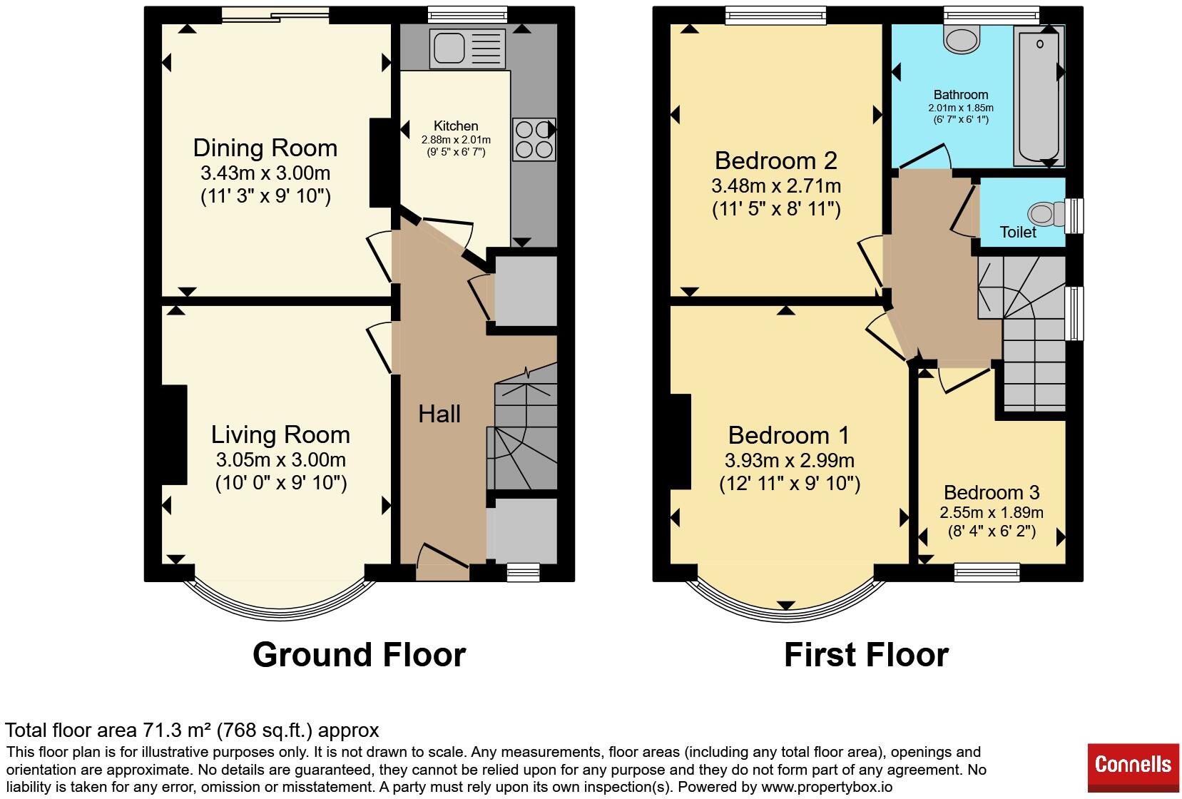 Tunnel Hill, Worcester floorplan