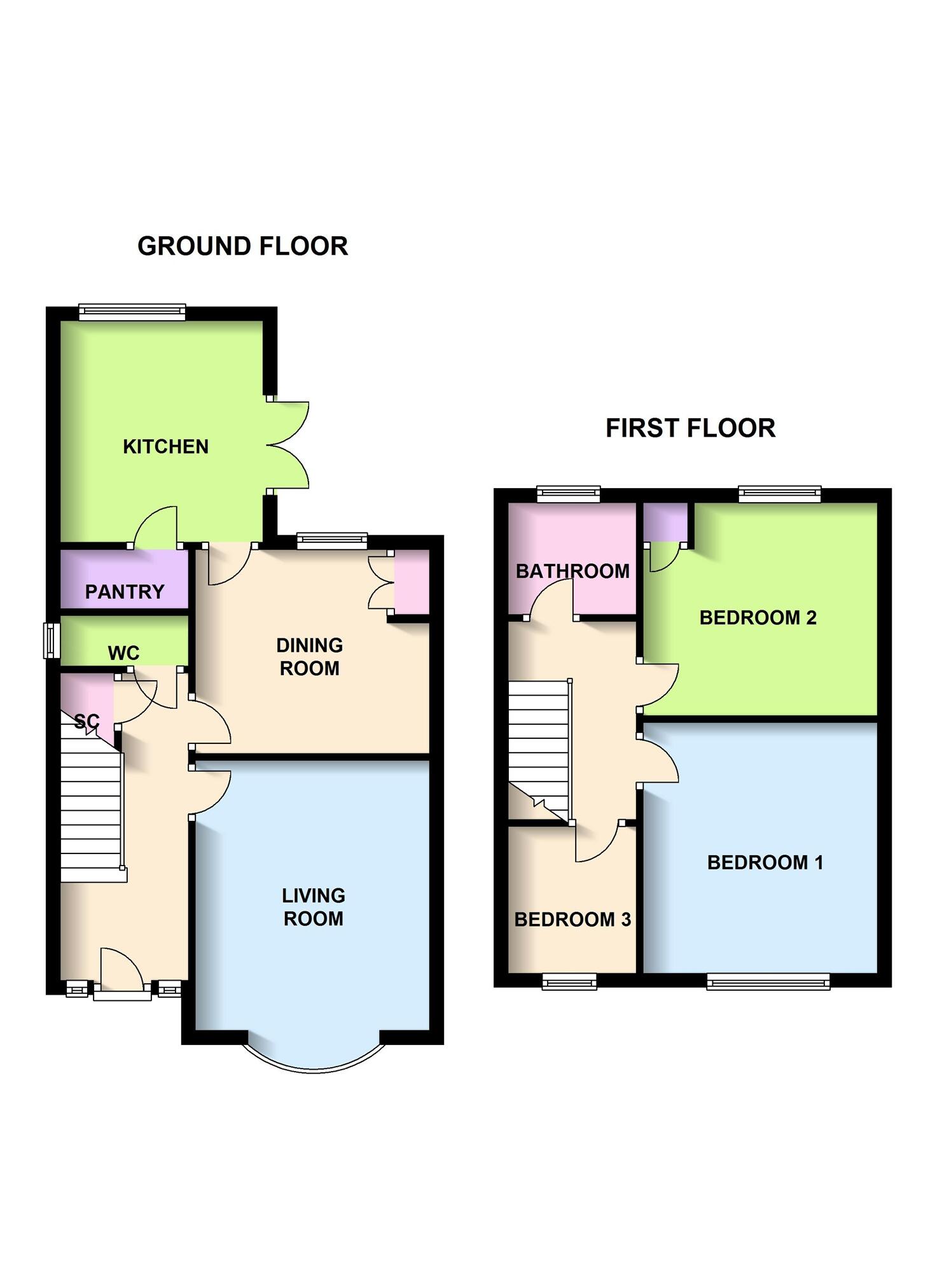 Dunkirk Avenue, Desborough, Northamptonshire, NN14 2PW floorplan