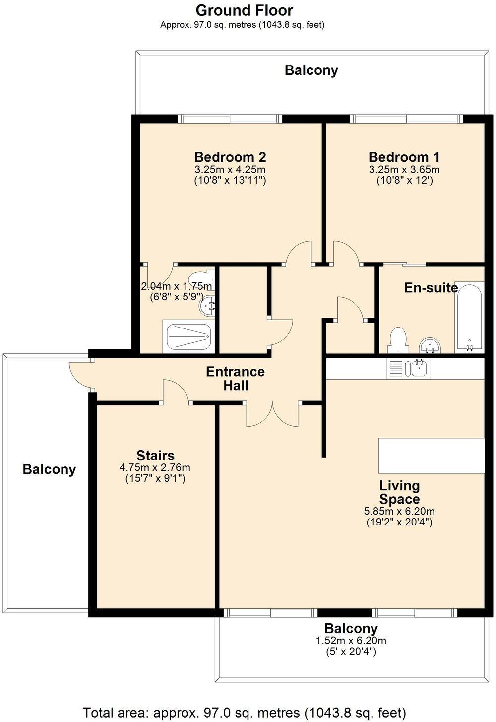 Holly Street, Bow House, S1 floorplan