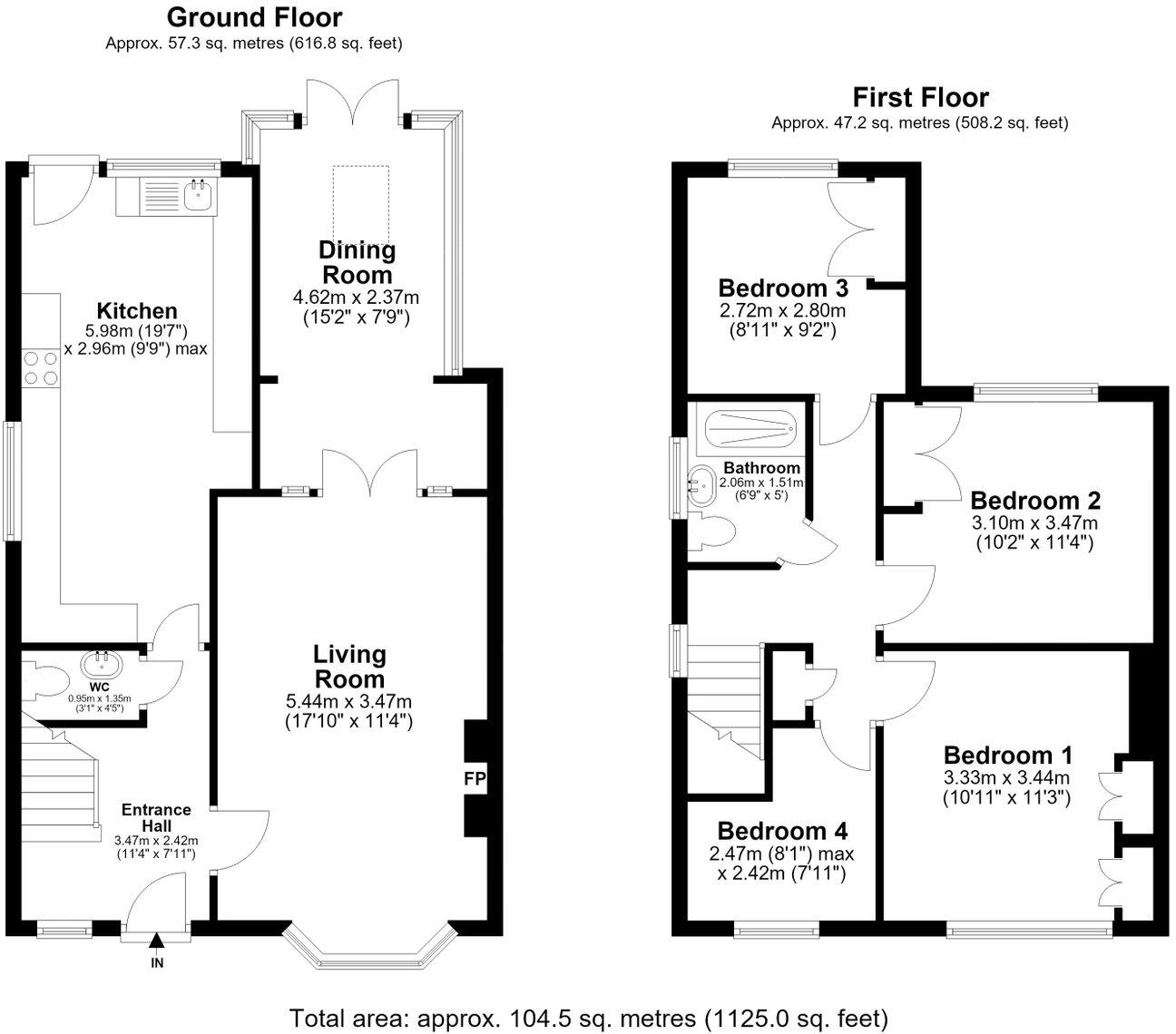 Hillside Avenue, Grotton, Saddleworth floorplan
