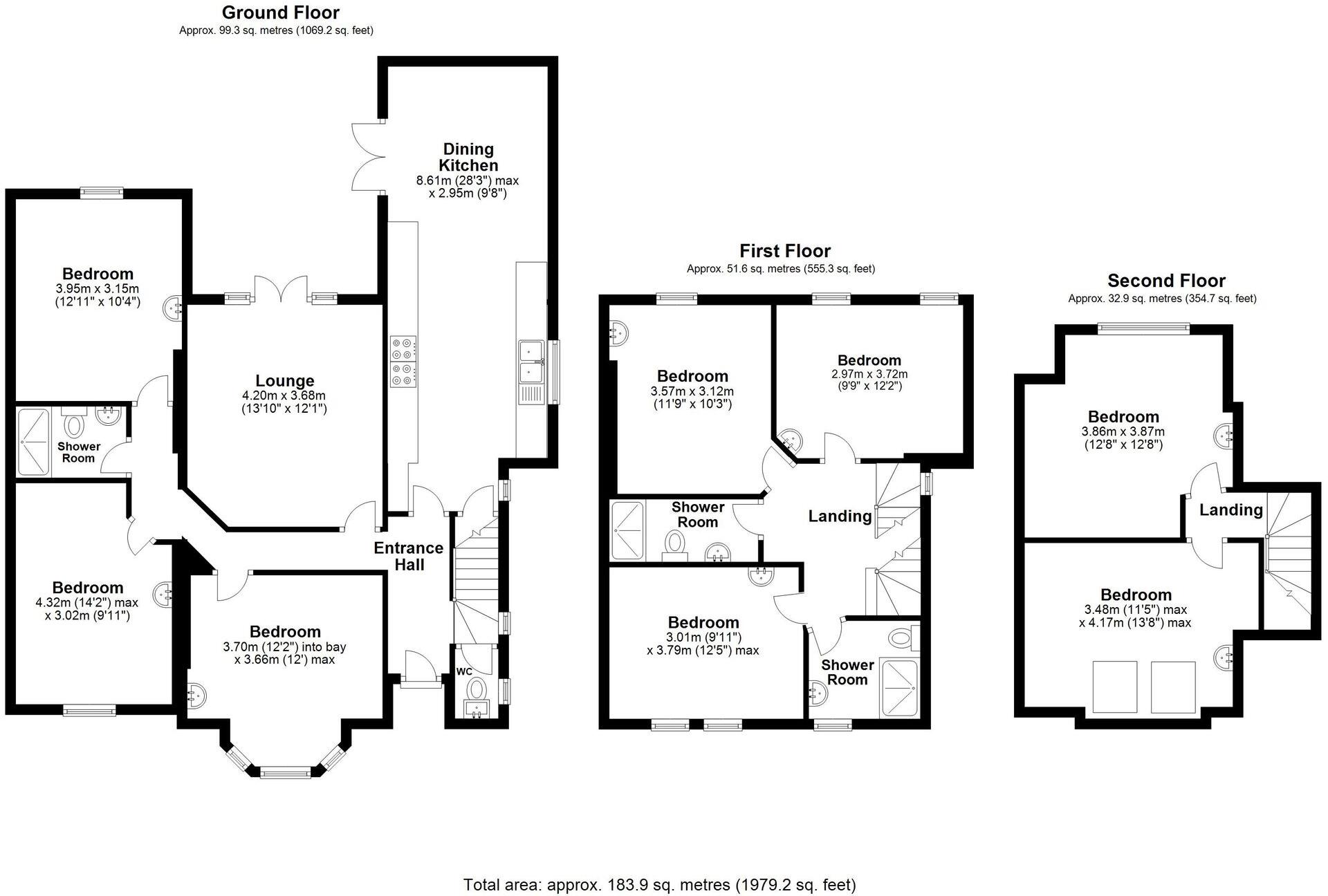 Albert Grove, Nottingham, NG7 floorplan