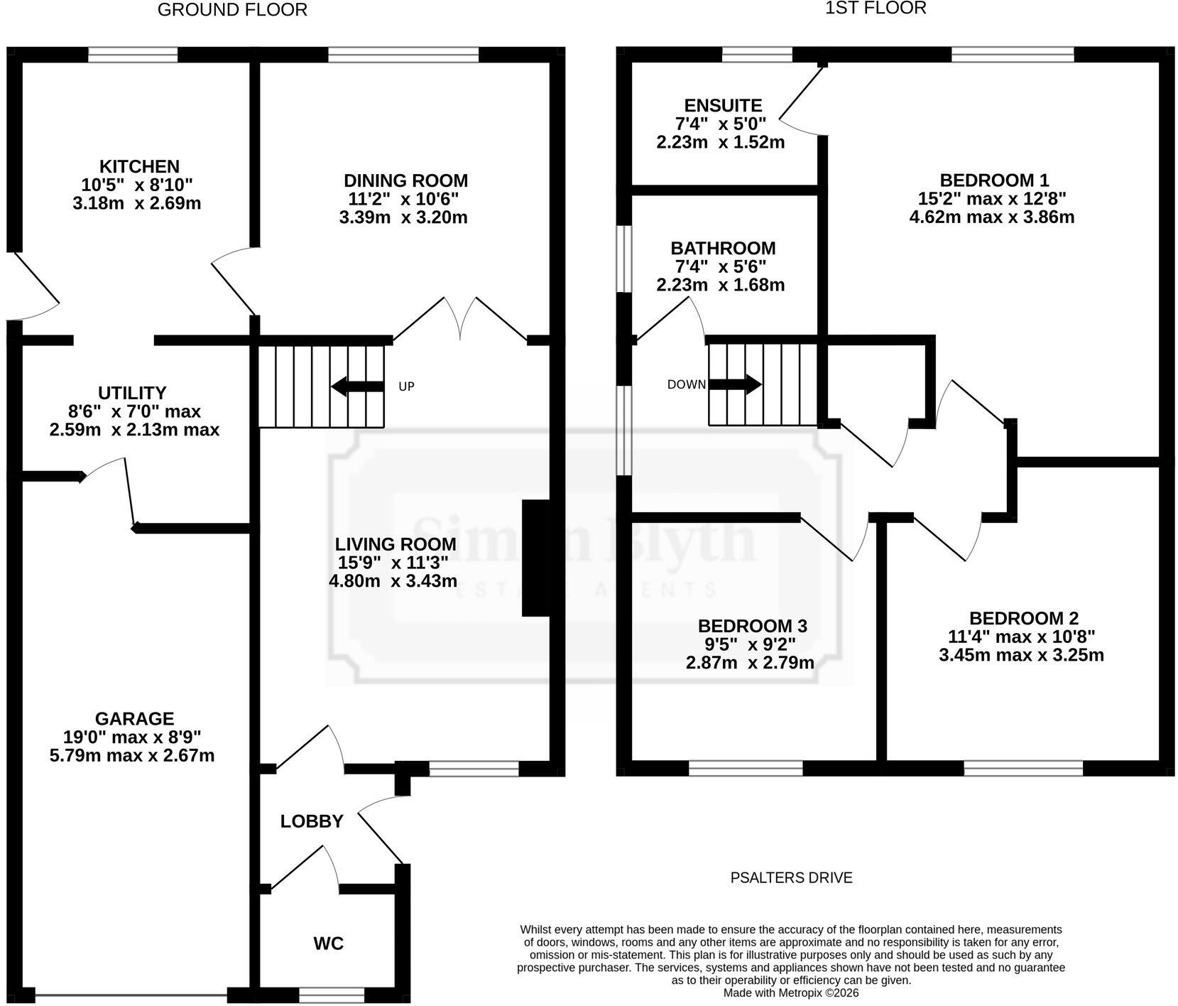 Psalters Drive, Oxspring, S36 floorplan