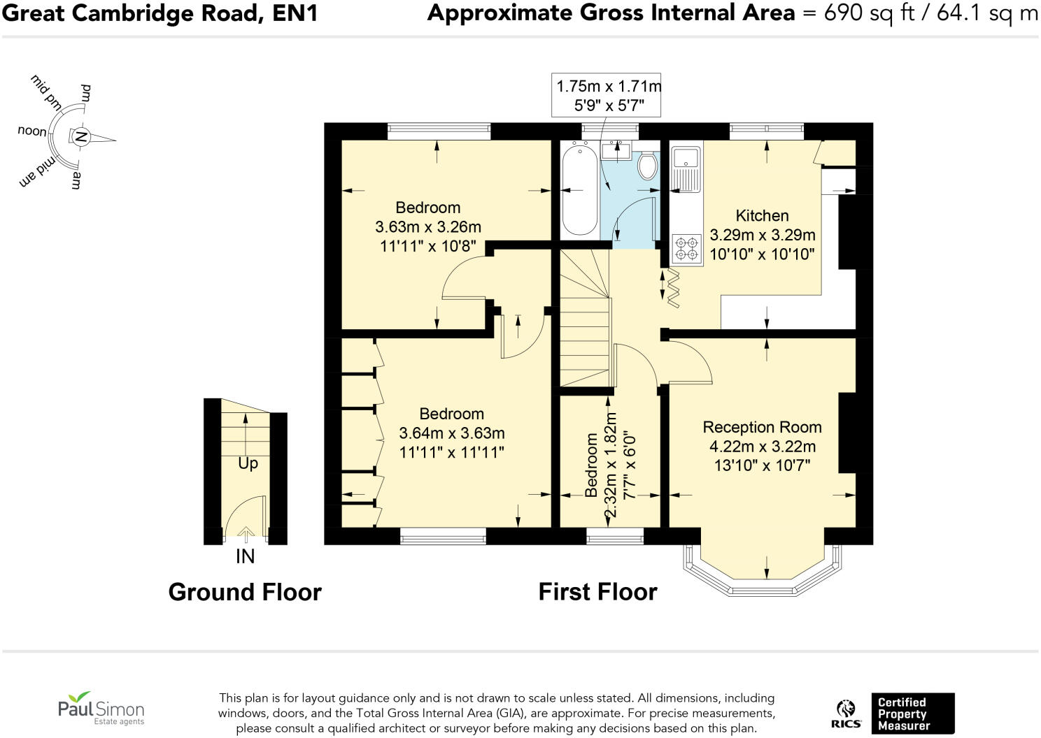 Great Cambridge Road, Enfield, EN1 floorplan