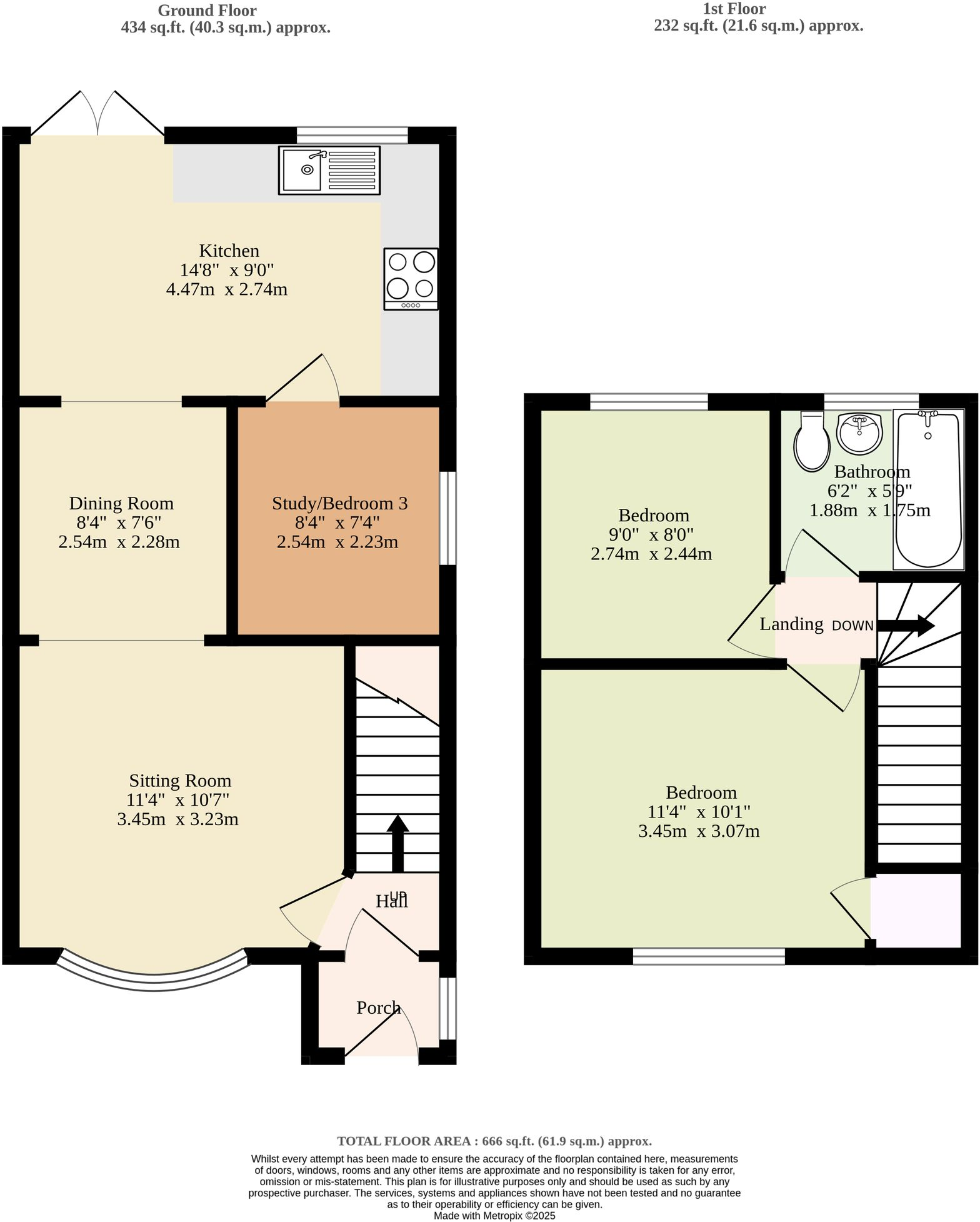 Peregrine Way, Kessingland floorplan