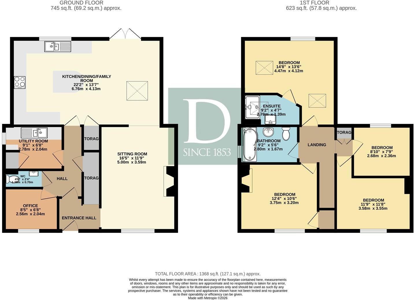 Queensway, Earsham, Bungay floorplan