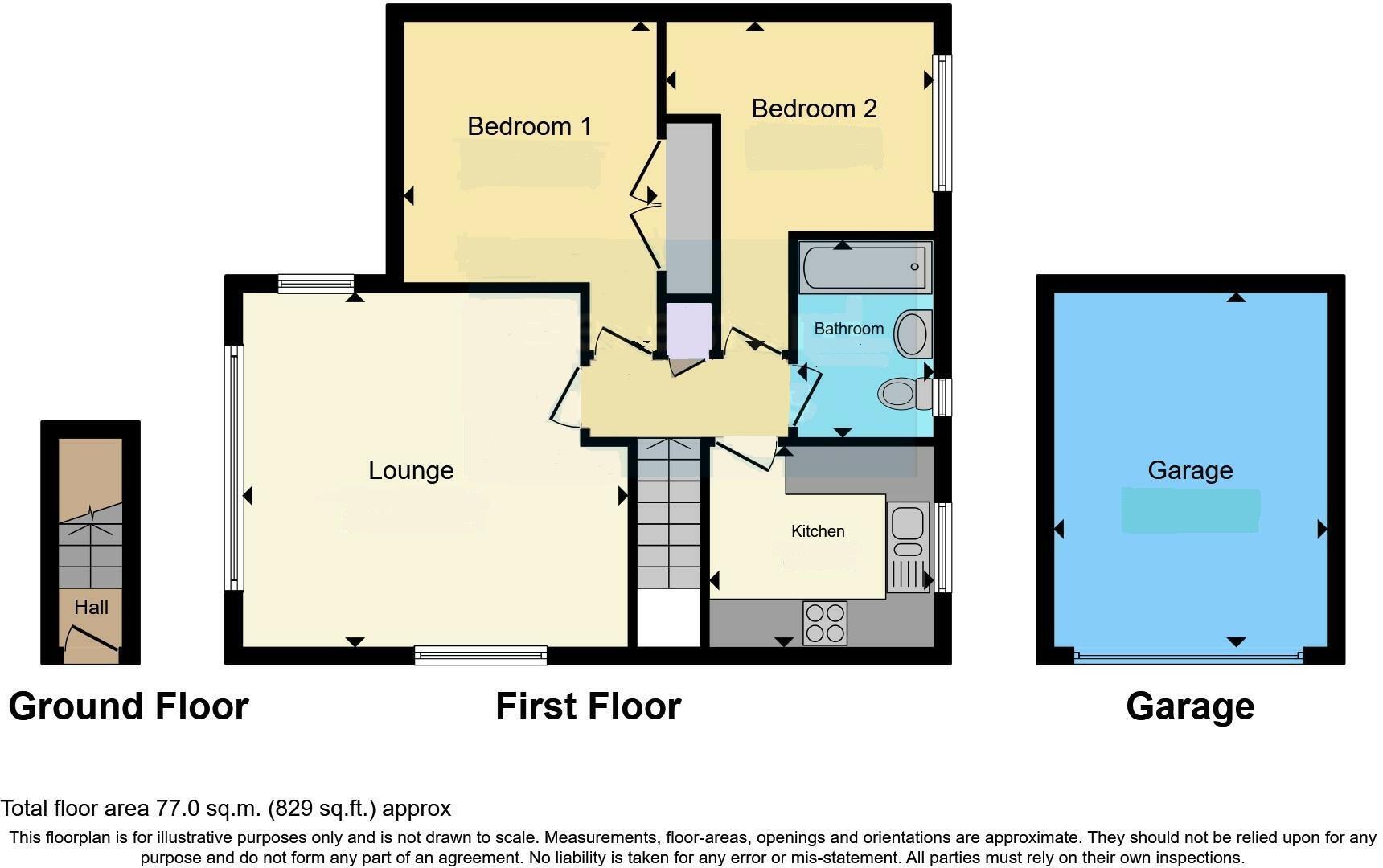 Liddell Drive, Craig y Don, Llandudno floorplan