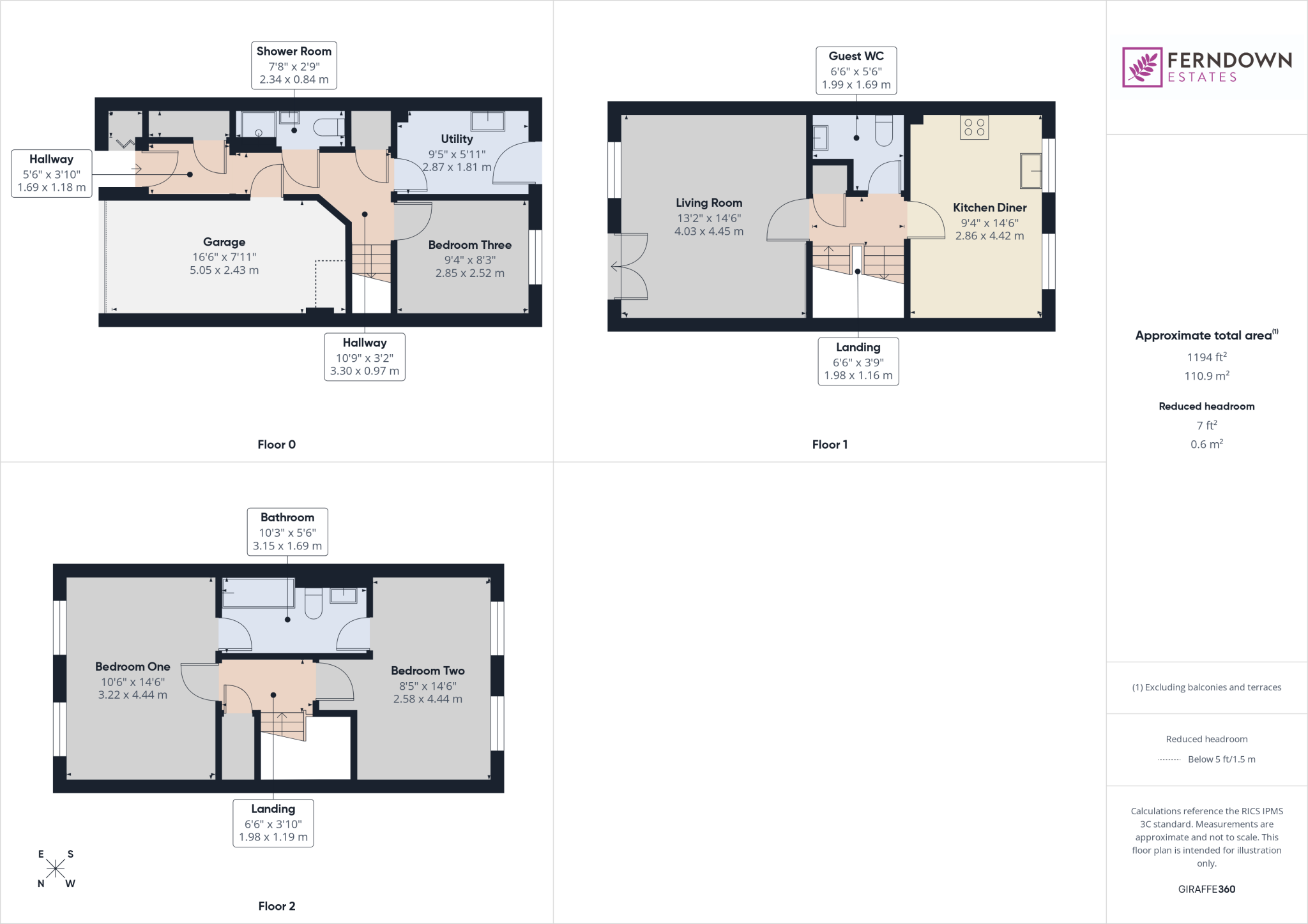 Oxford Grove, Chelmsley Wood, Birmingham, B37 floorplan