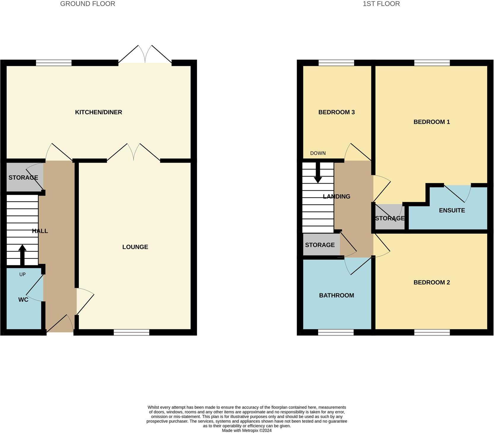 Keats Crescent, Brightlingsea floorplan