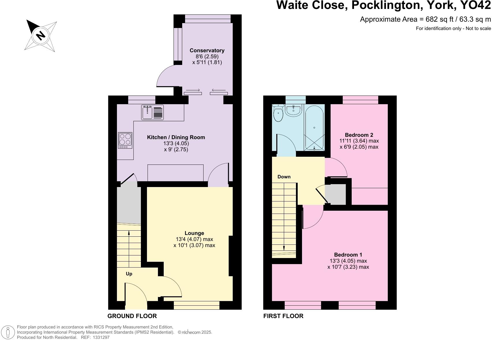 Waite Close, Pocklington, York, YO42 floorplan