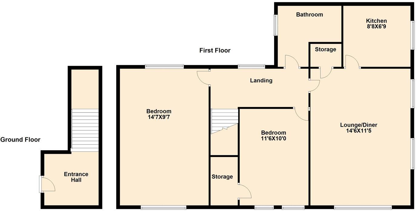 Braybrooke, Basildon floorplan