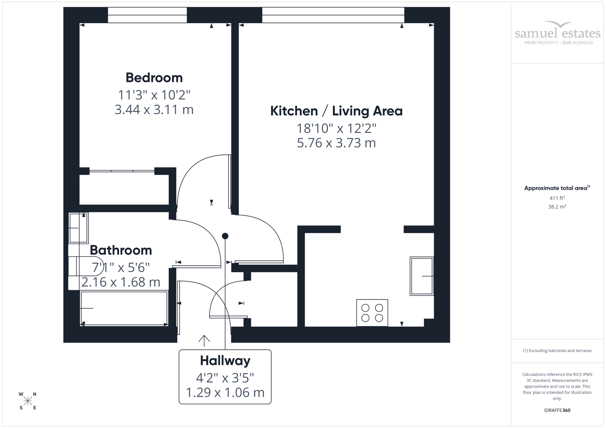 Park Road, London, SW19 floorplan
