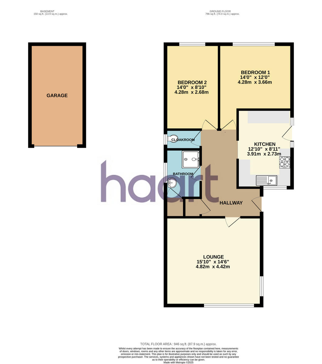 Walnut Close, Foulden floorplan