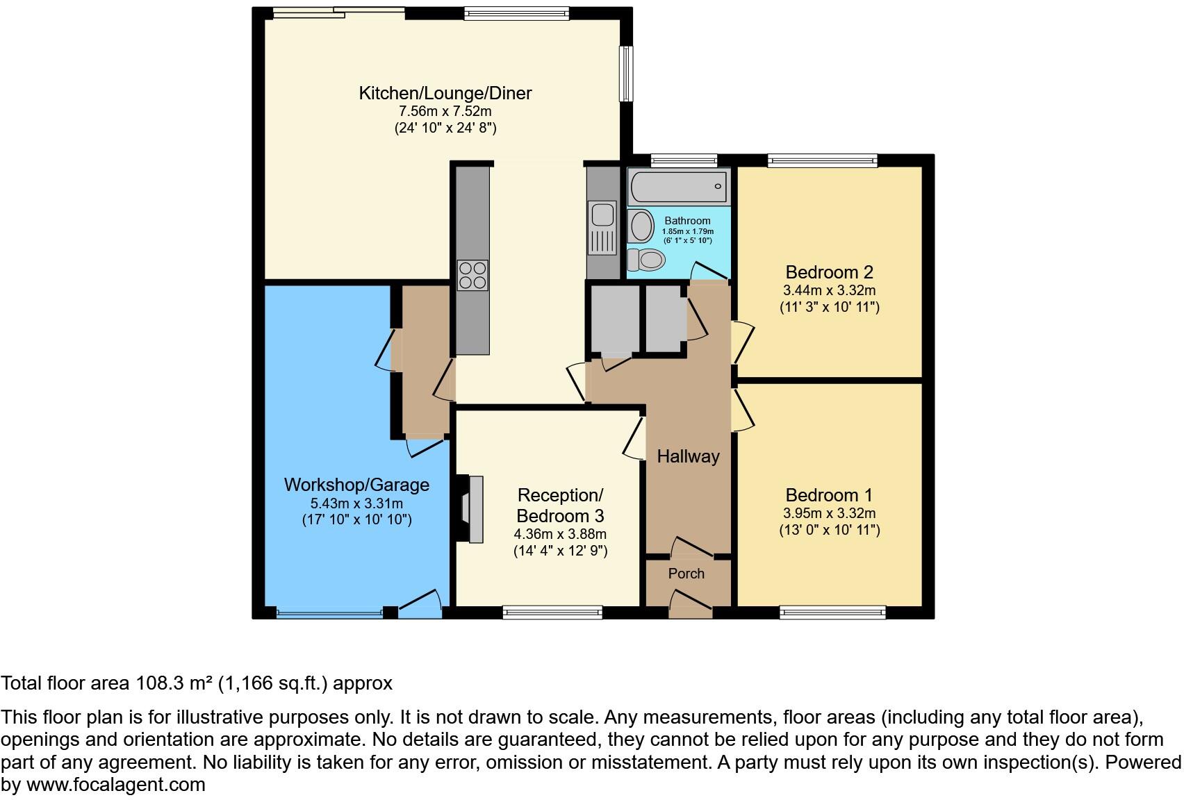 Langdale Avenue, Ramsgate, CT11 floorplan