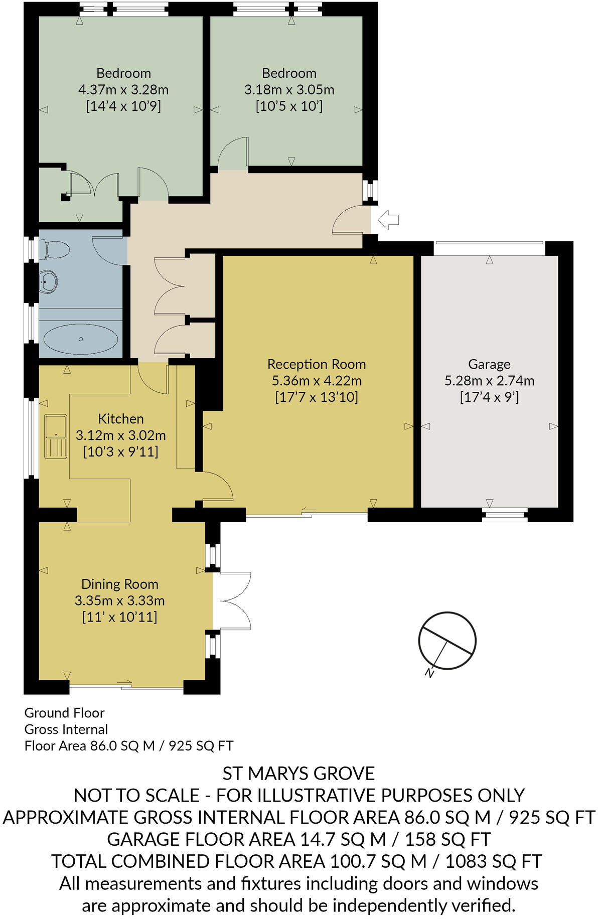 St. Marys Grove, Seasalter, Whitstable floorplan