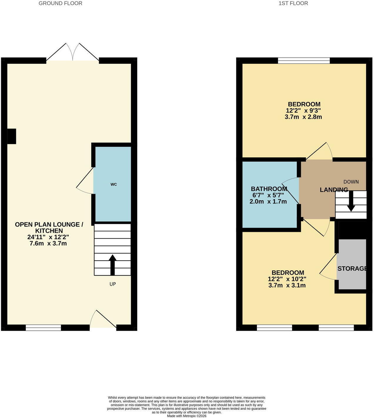 25 Chapel Street, Oadby, Leicester, Leicestershire LE2 5AD floorplan