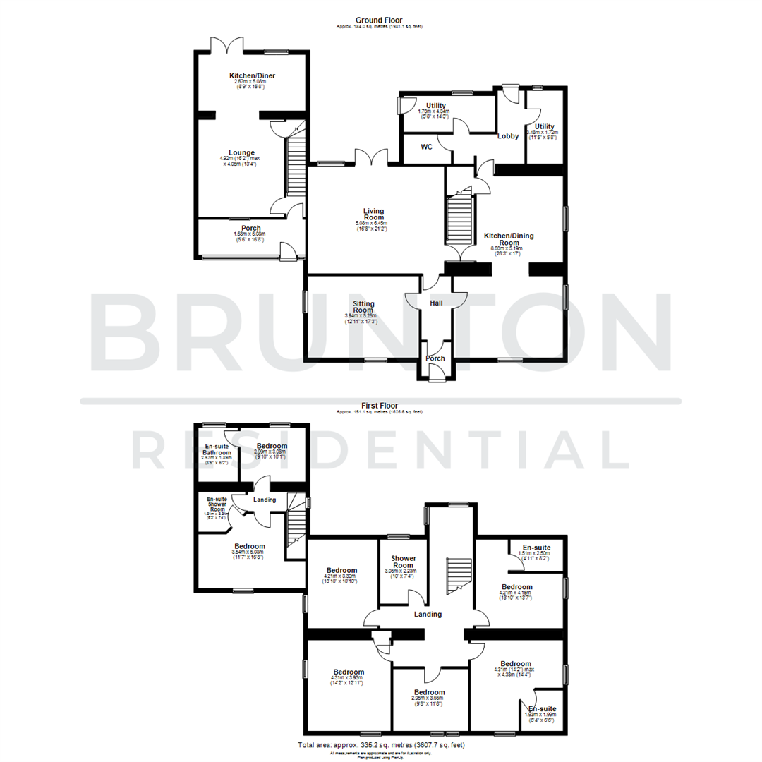 Station Hotel, Gilsland floorplan