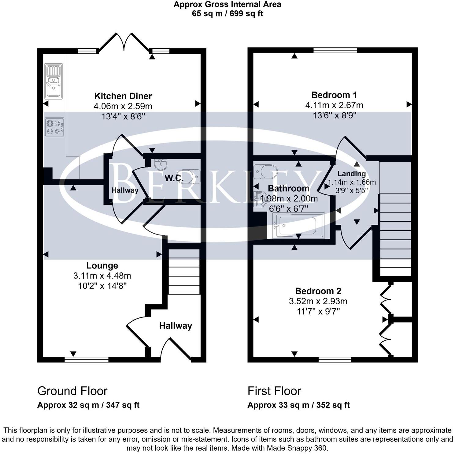 4, Goshawk Close, Fleckney, LE8 floorplan