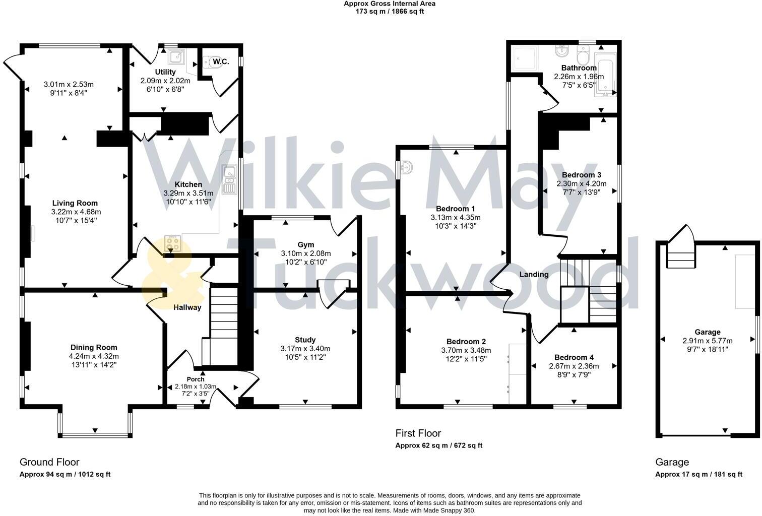 Periton Road, Minehead floorplan