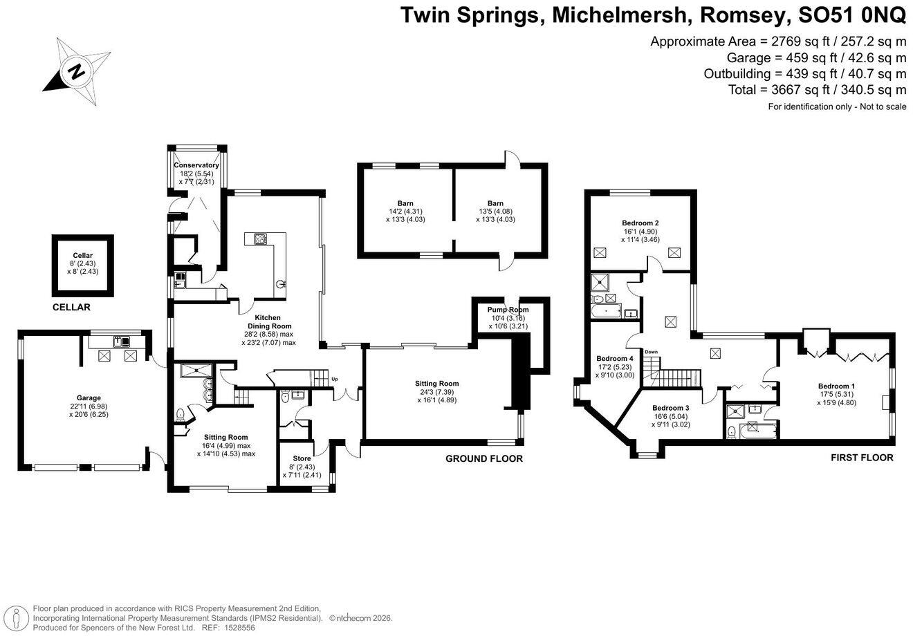  Michelmersh, Romsey, SO51 floorplan