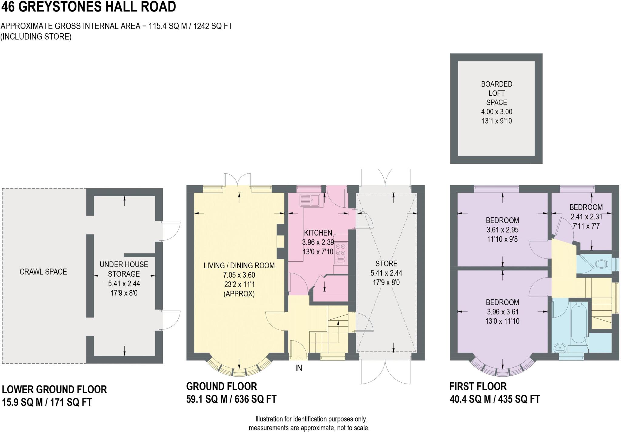 Greystones Hall Road, Sheffield floorplan
