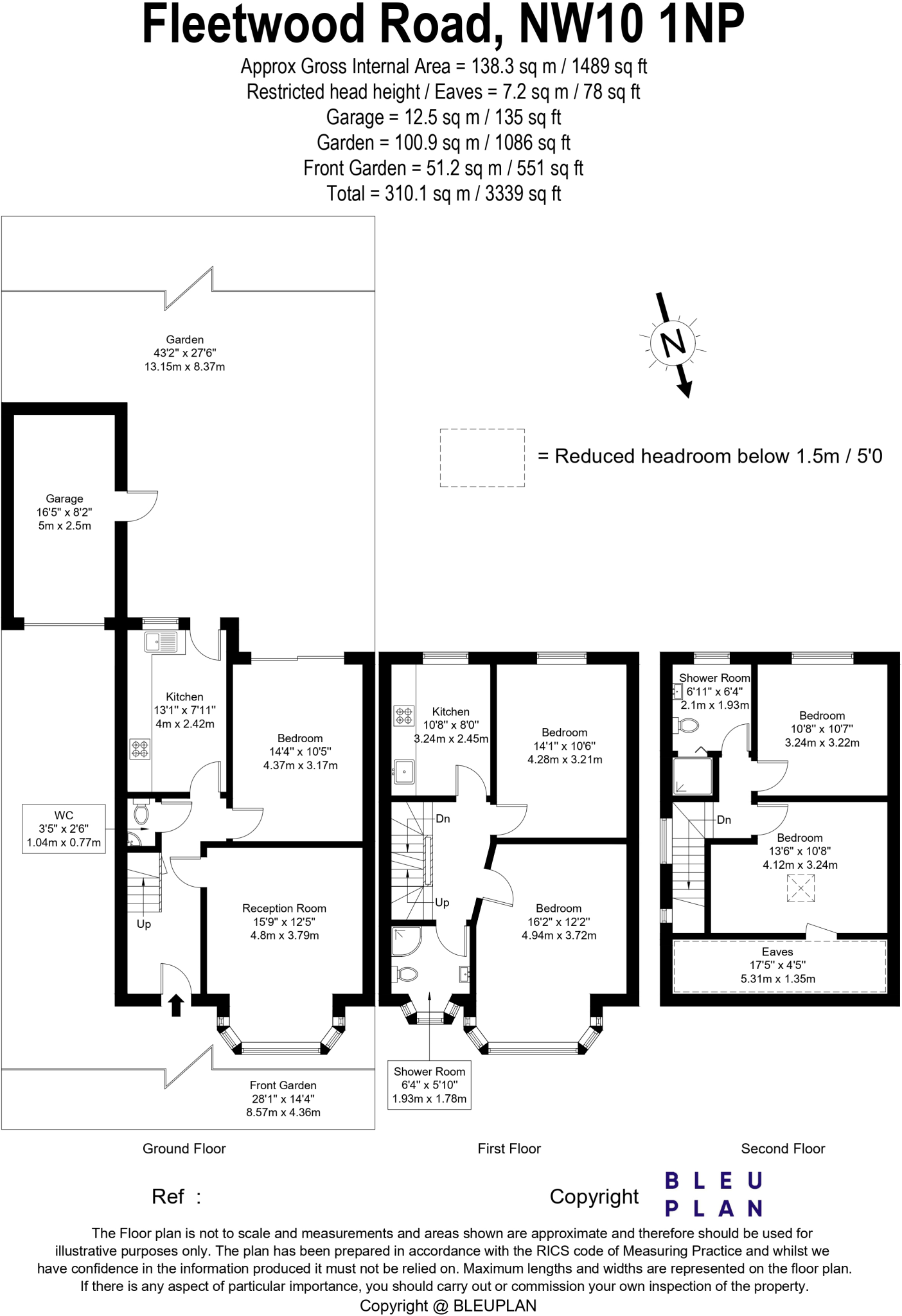 Fleetwood Road, Willesden floorplan
