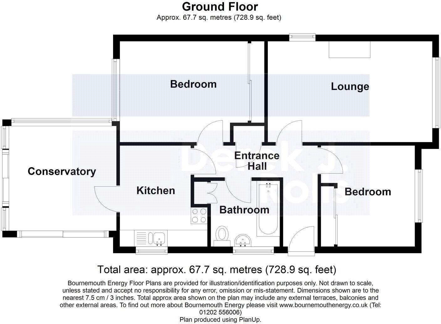 Milford Drive, Bournemouth, Dorset, BH11 floorplan