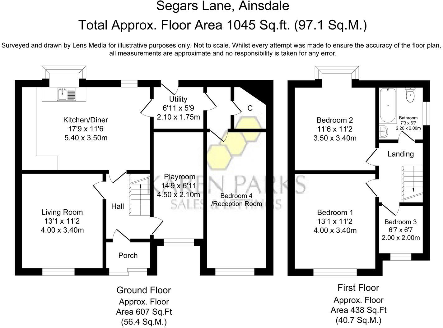 Segars Lane, Ainsdale, Southport floorplan