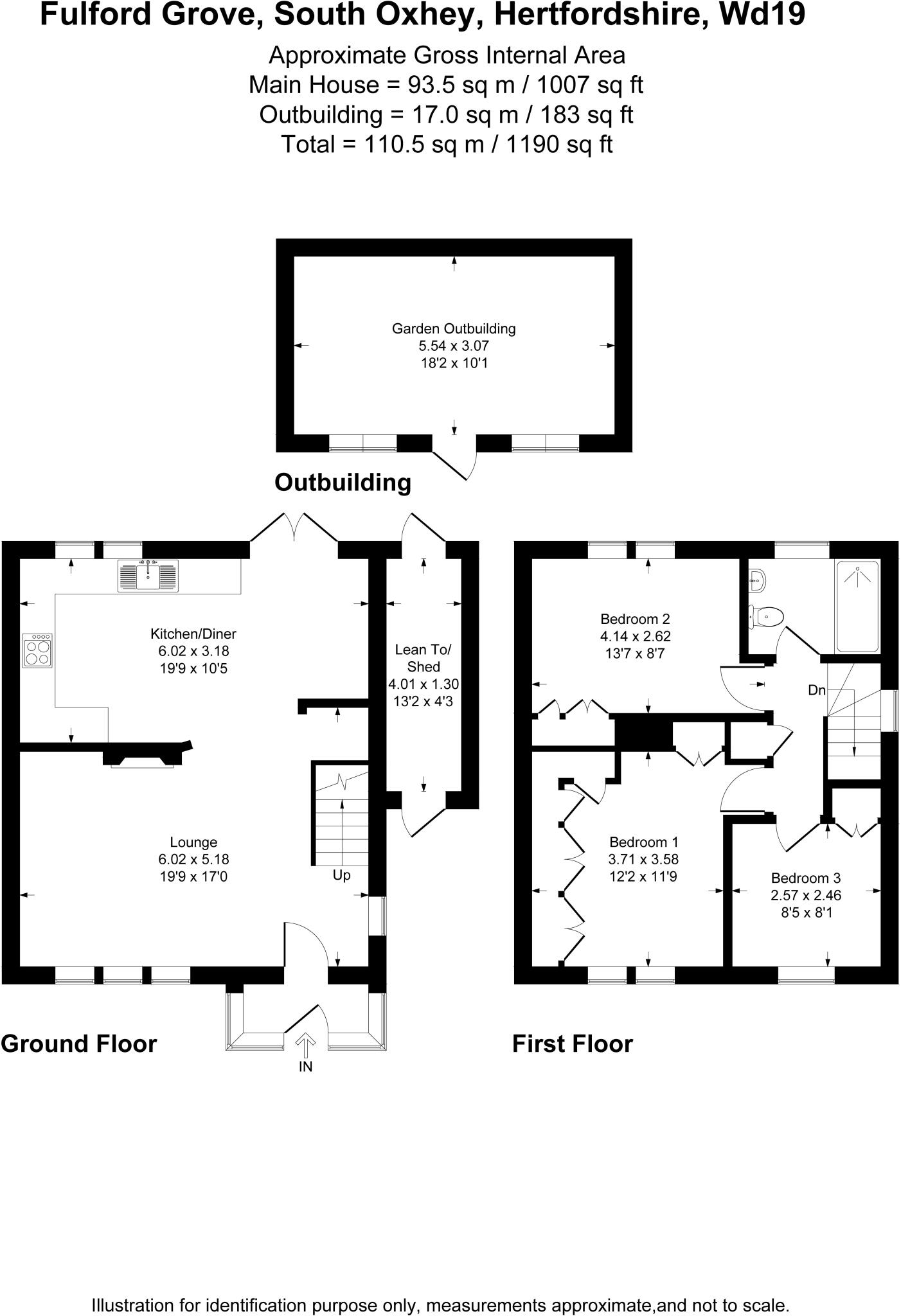 Fulford Grove, Watford, Hertfordshire, WD19 floorplan