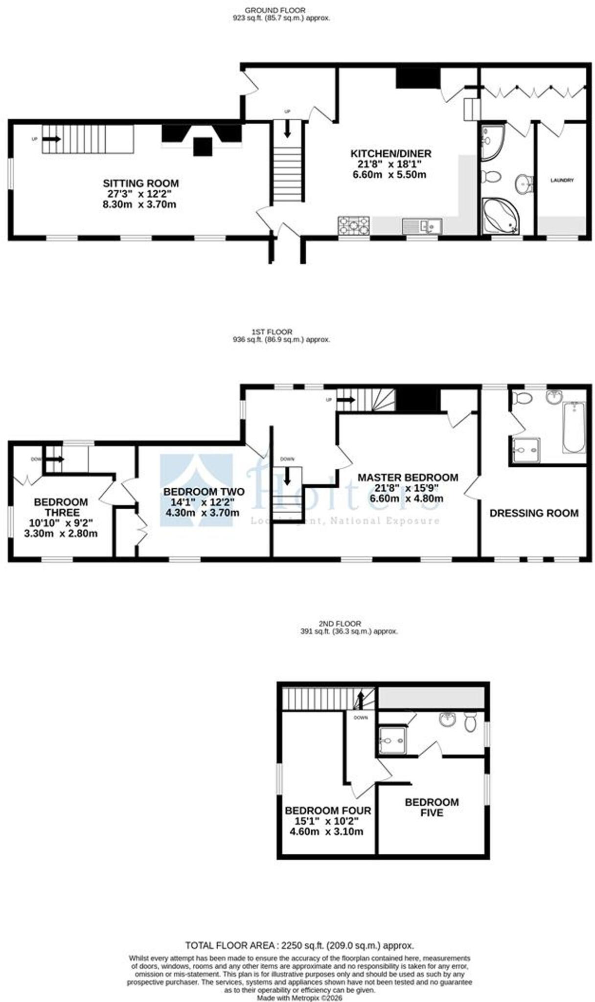 Bettws Cedewain, Newtown, SY16 floorplan