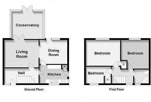 Rowhedge, Hutton, Brentwood floorplan