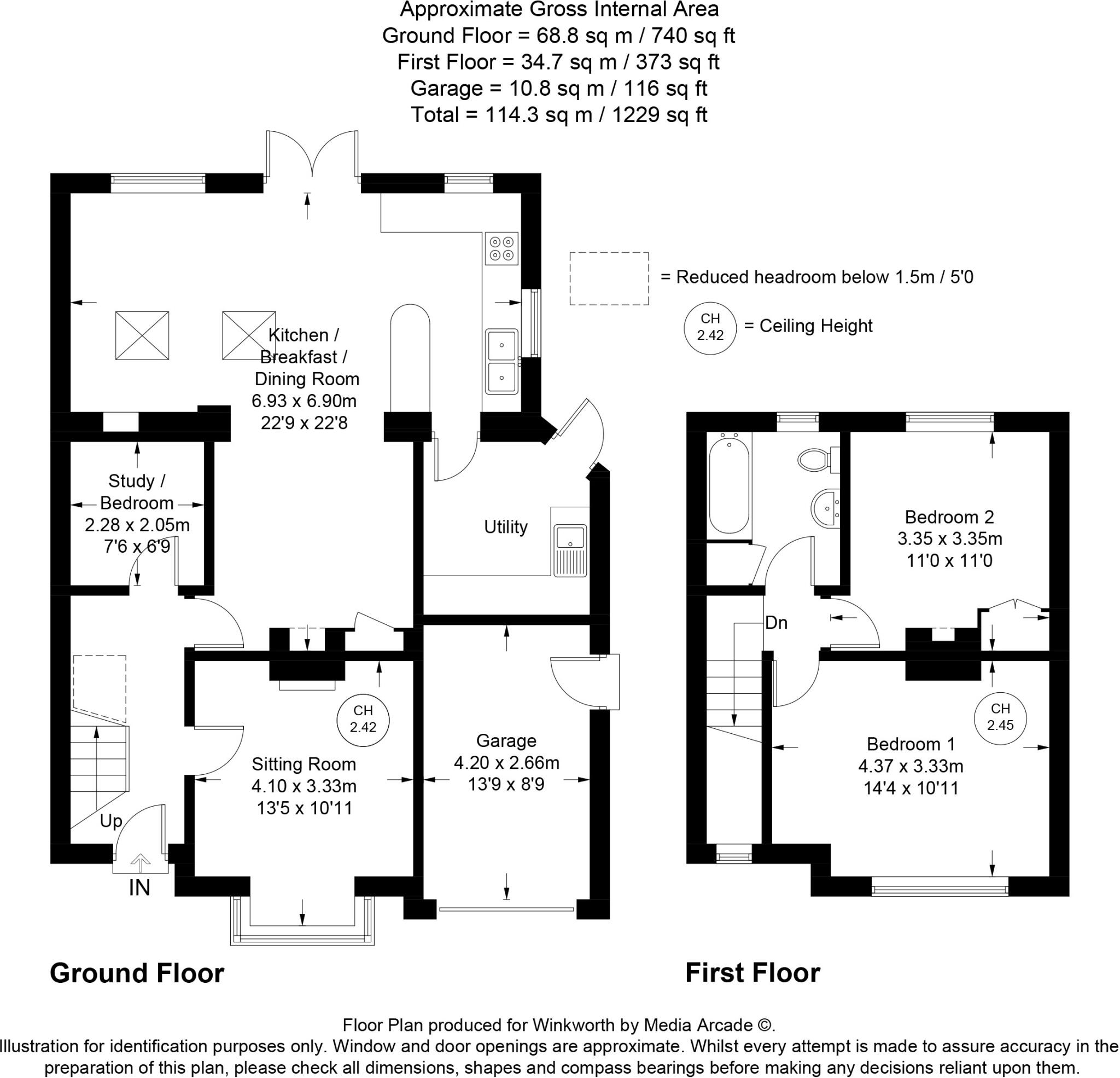 Mayfield Road, Wooburn Green, Buckinghamshire, HP10 floorplan