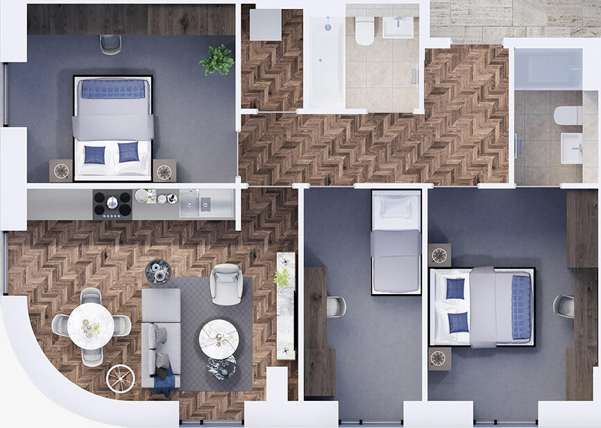 Parliament Square, Liverpool Baltic Triangle - 6% Projected Returns | Prime Investment Opportunity floorplan