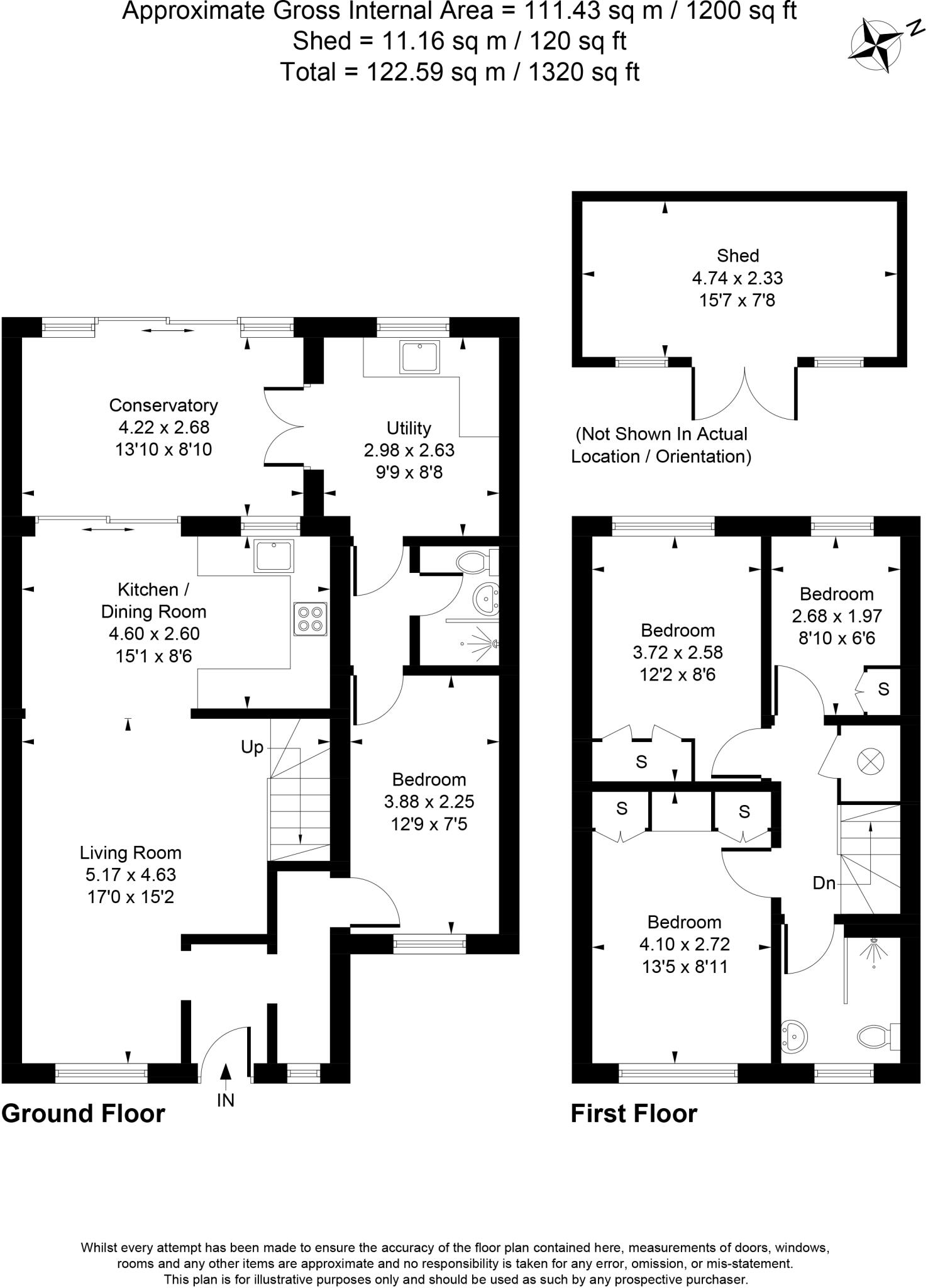 Raywood Close, Hayes, Hillingdon floorplan