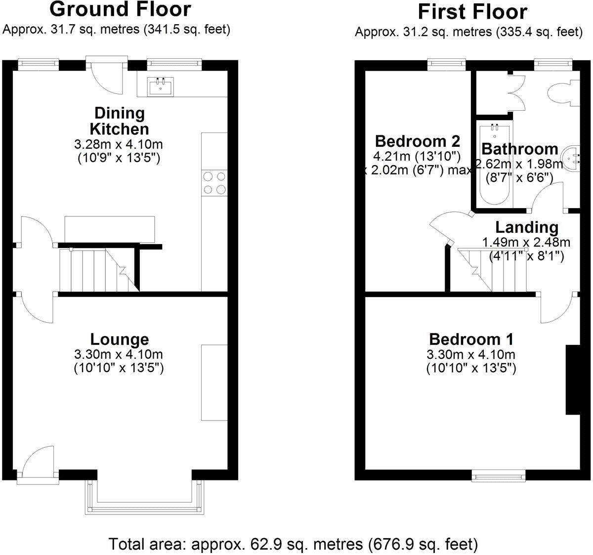 Station Road, Ruskington, Sleaford, Lincolnshire, NG34 floorplan