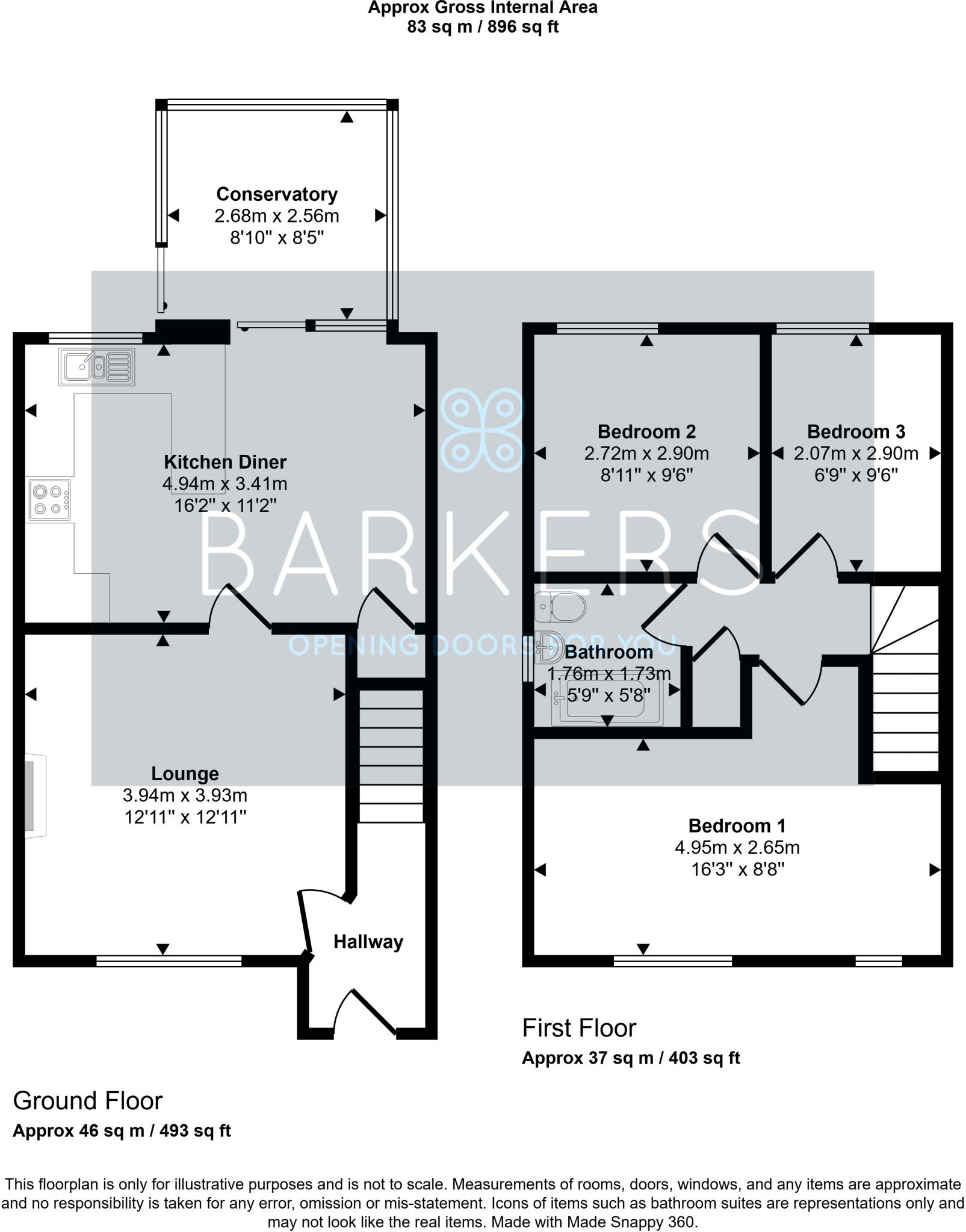Plover Drive, Batley floorplan