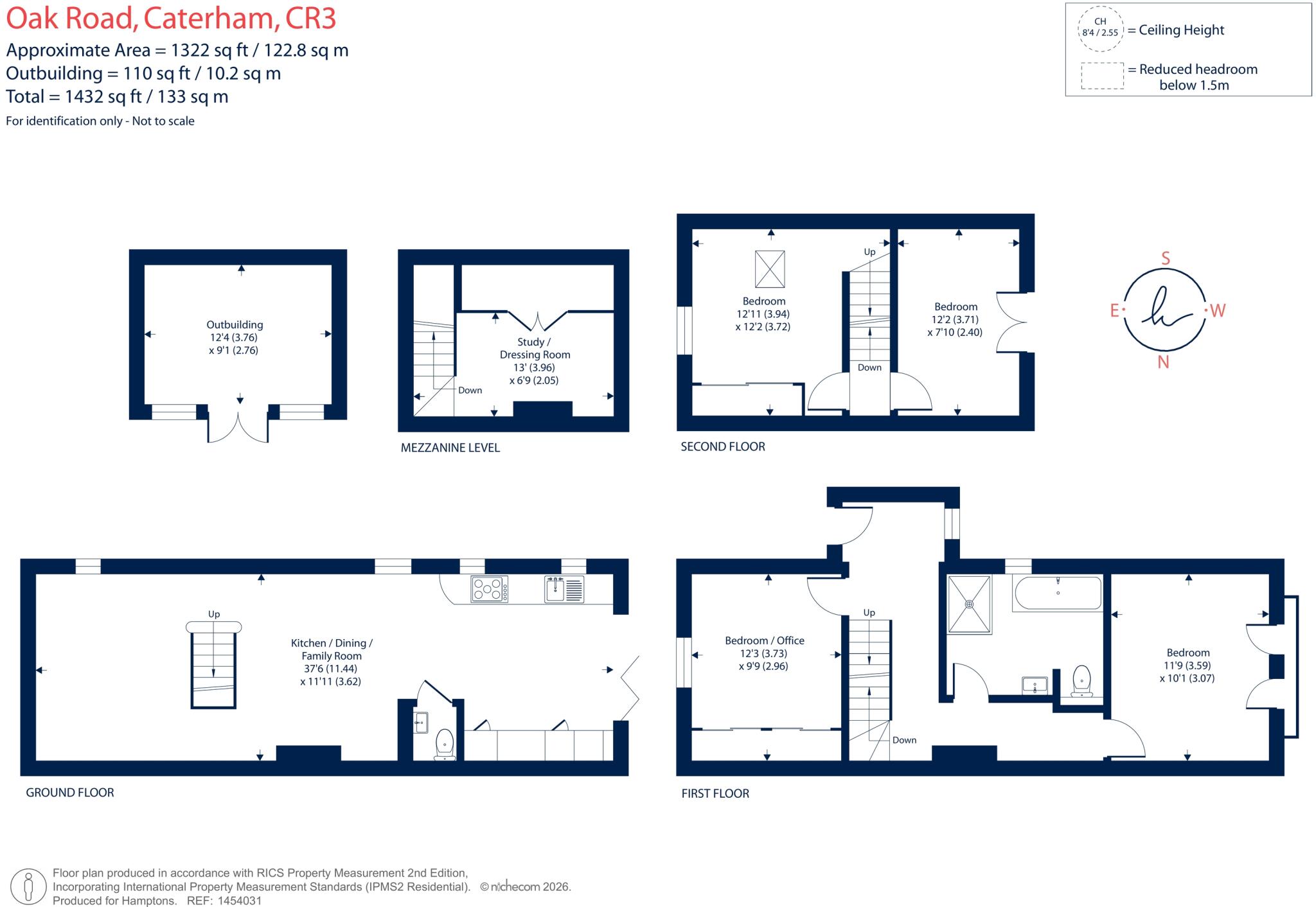 Oak Road, Caterham, CR3 floorplan