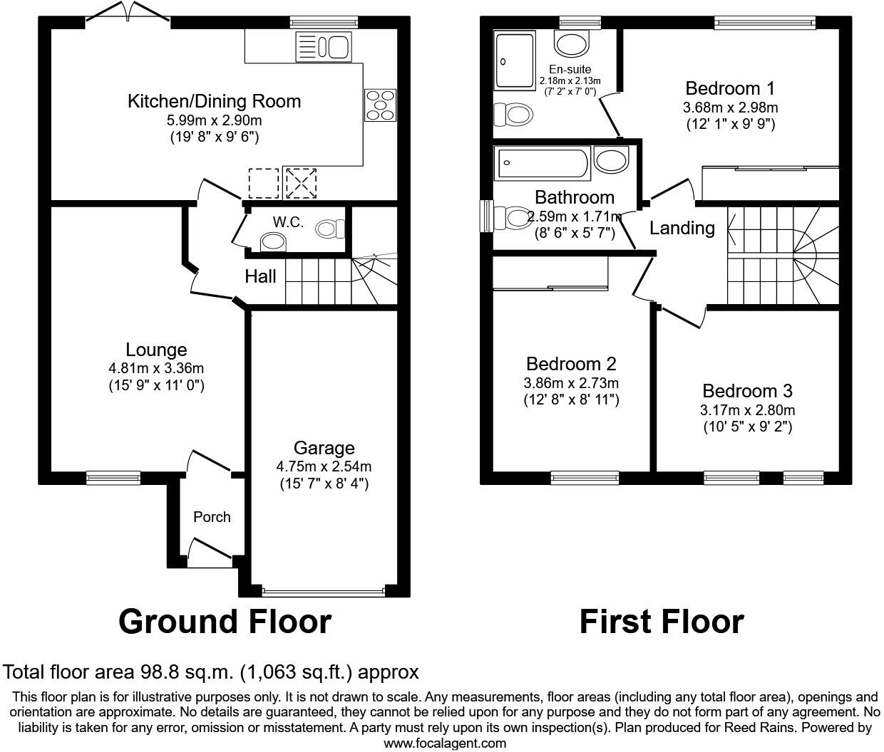 Caspian Avenue, Lightfoot Green, Preston, Lancashire, PR4 floorplan