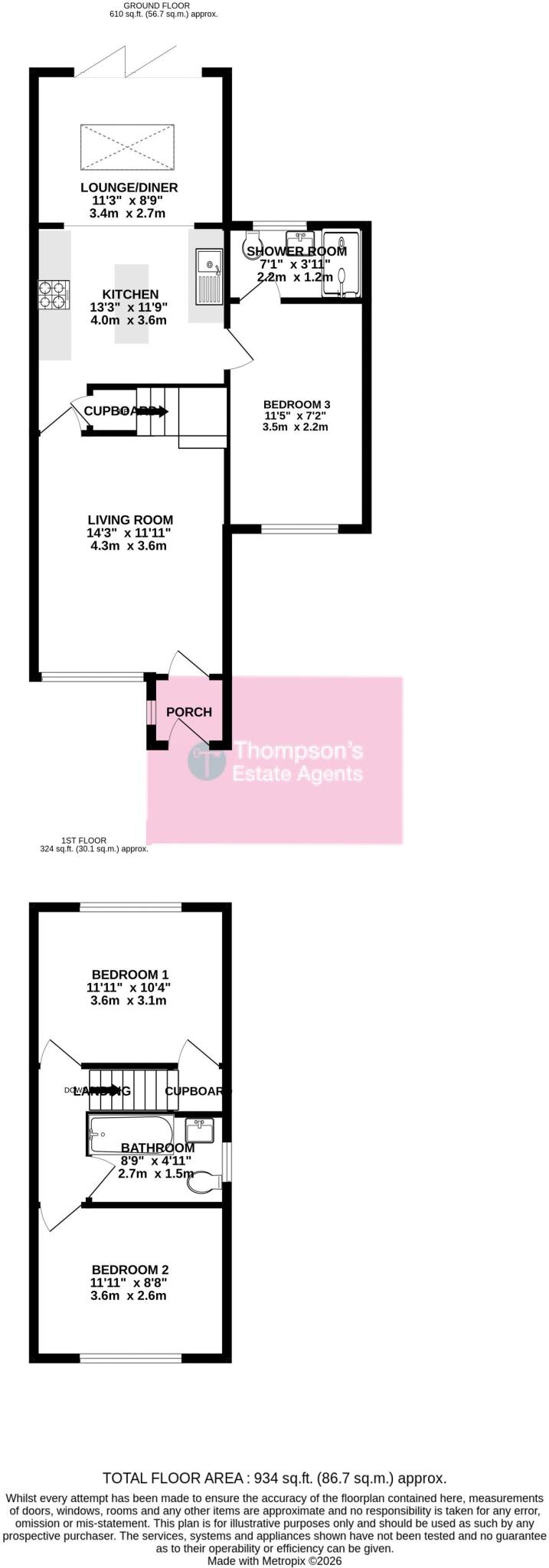 Tern Close, Broadheath floorplan