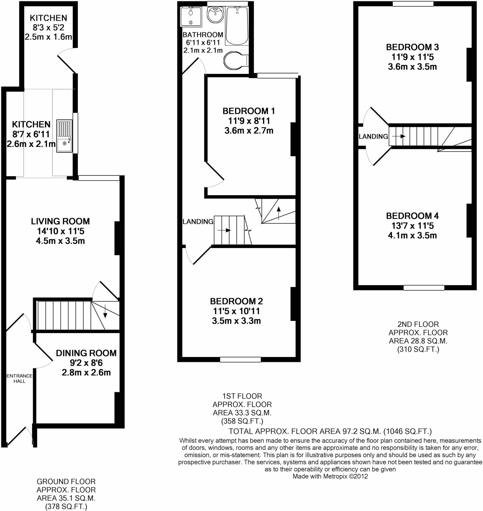 Castle Boulevard, Lenton, NG7 1HP floorplan