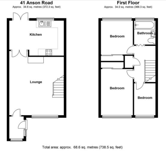 Anson Road, Great Wyrley, Walsall floorplan