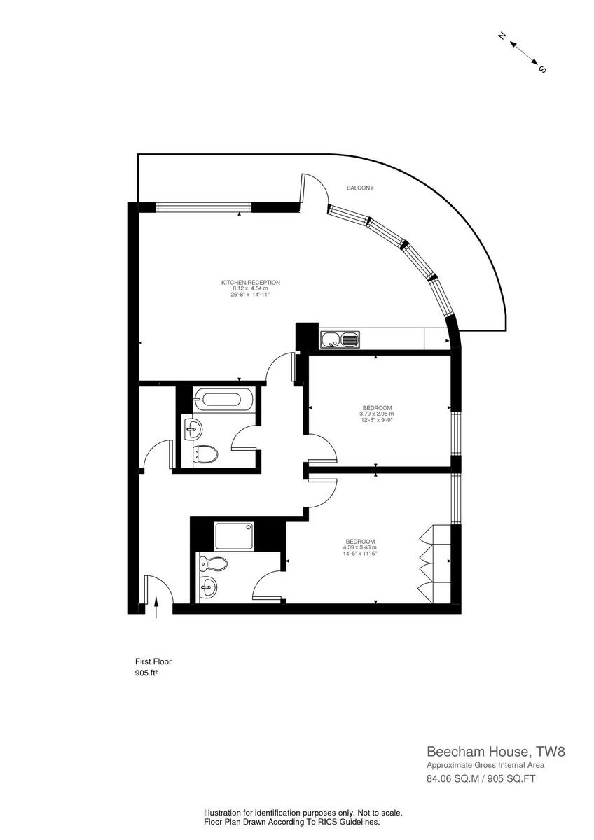 Clayponds Lane, Brentford, TW8 floorplan