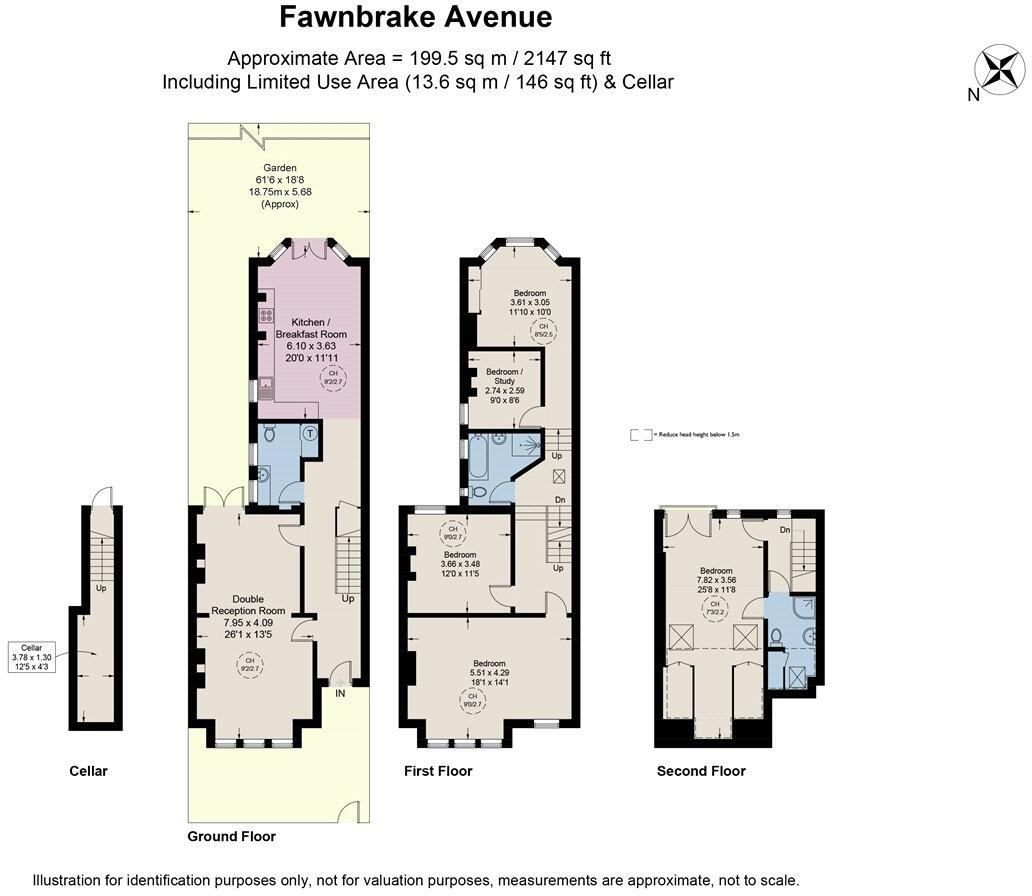 Fawnbrake Avenue, Herne Hill, London, SE24 floorplan