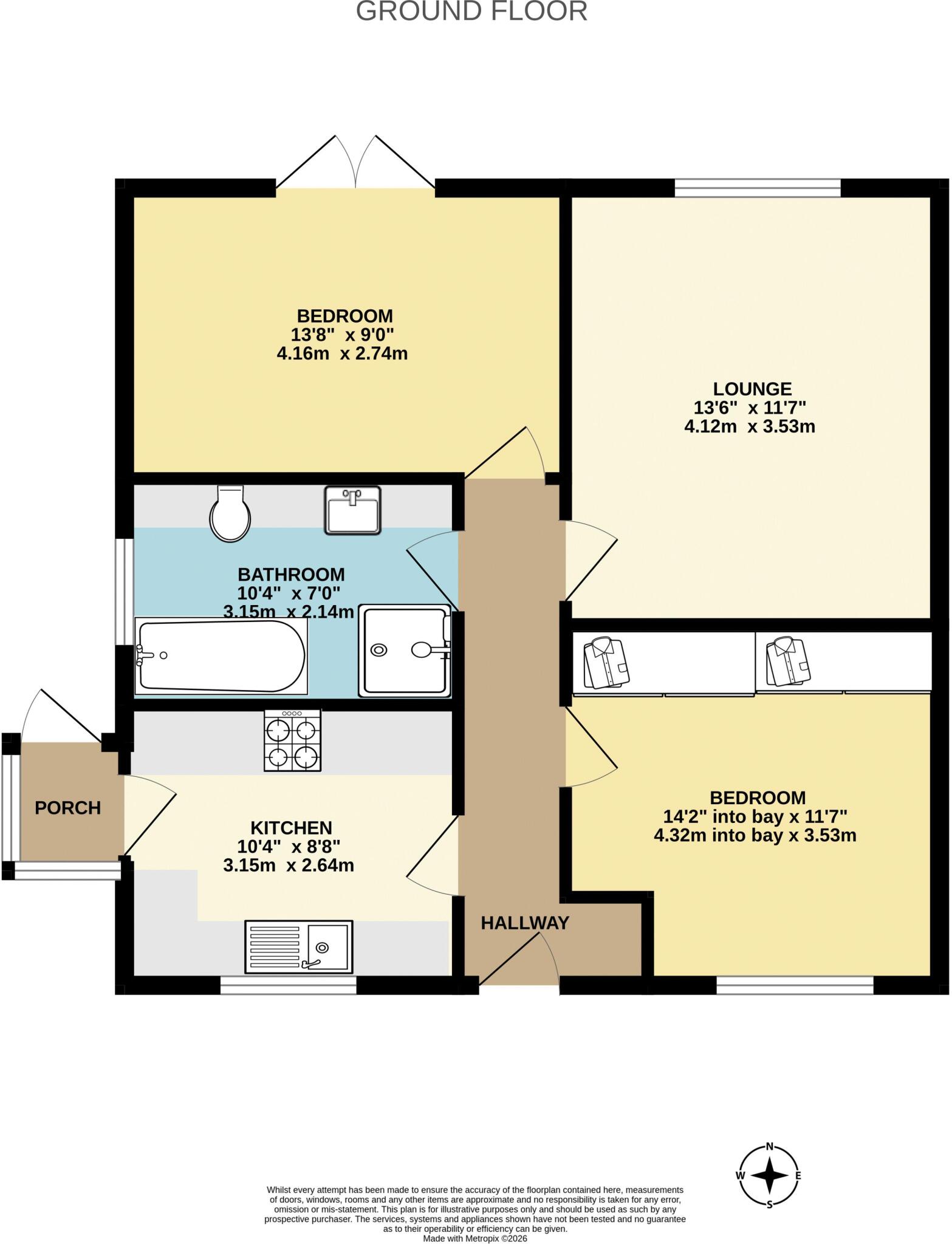 Stuart Close, Yaddlethorpe floorplan