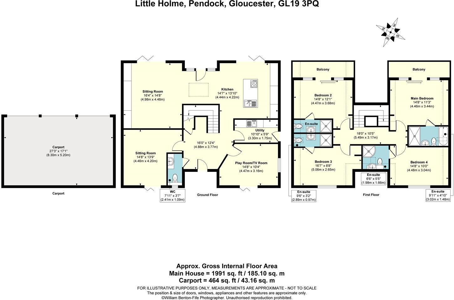 Pendock, Gloucester floorplan