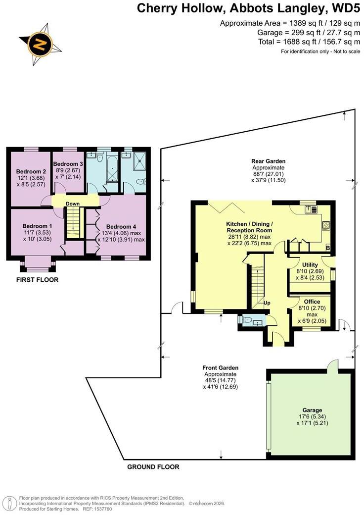 Cherry Hollow, Abbots Langley floorplan