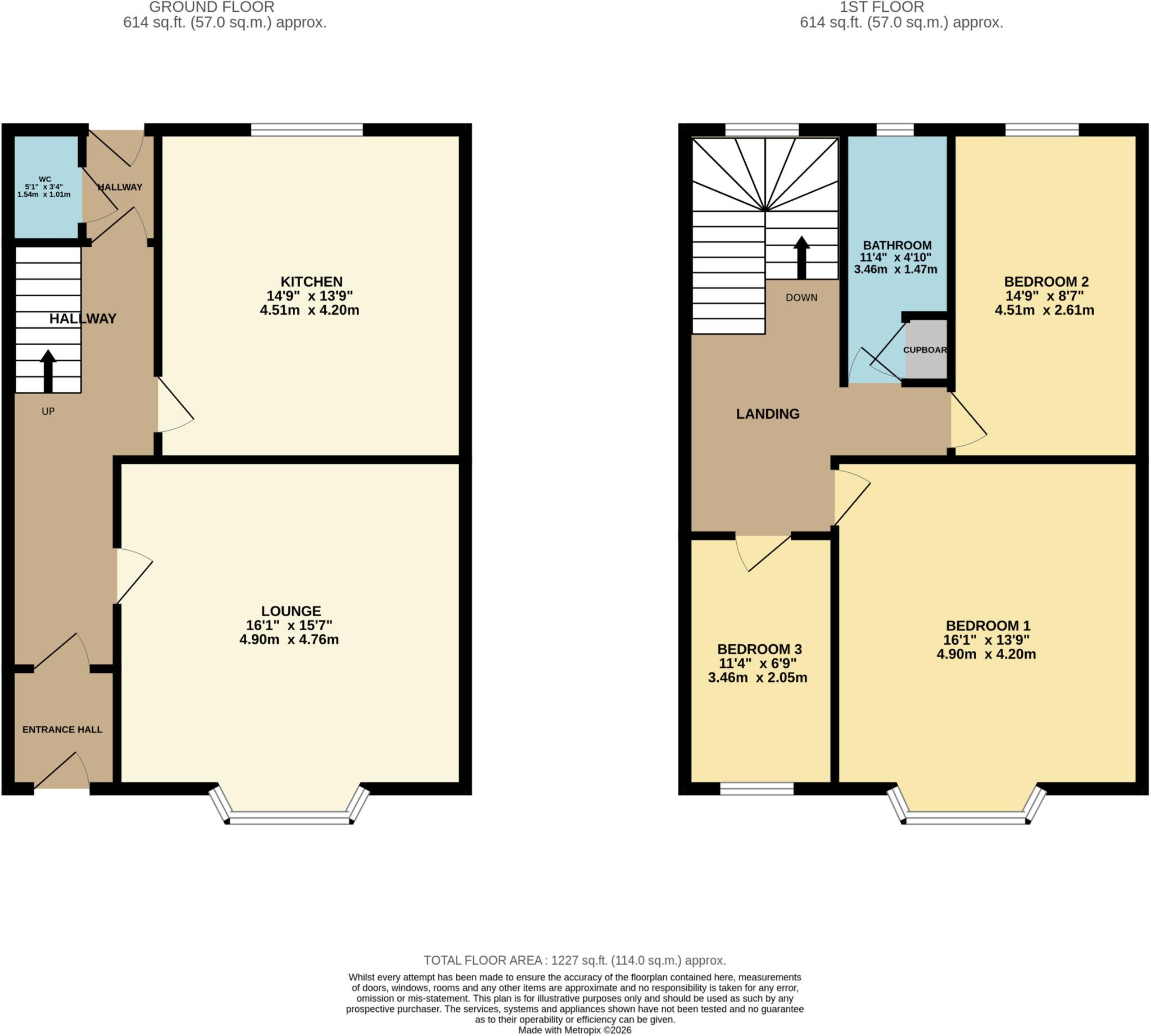 Beech Grove Road, Elswick, Newcastle upon Tyne, NE4 floorplan
