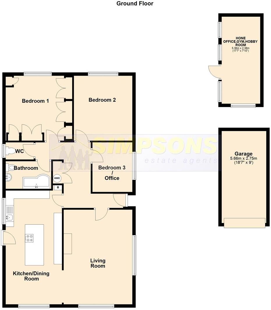 Lydlinch Close, West Parley floorplan