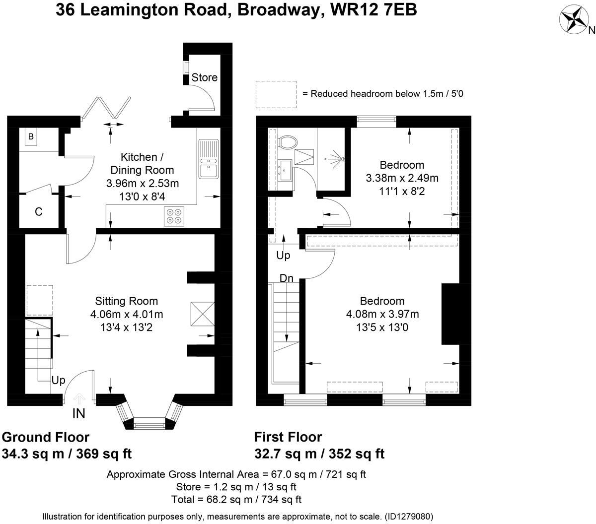 Broadway, Worcestershire floorplan