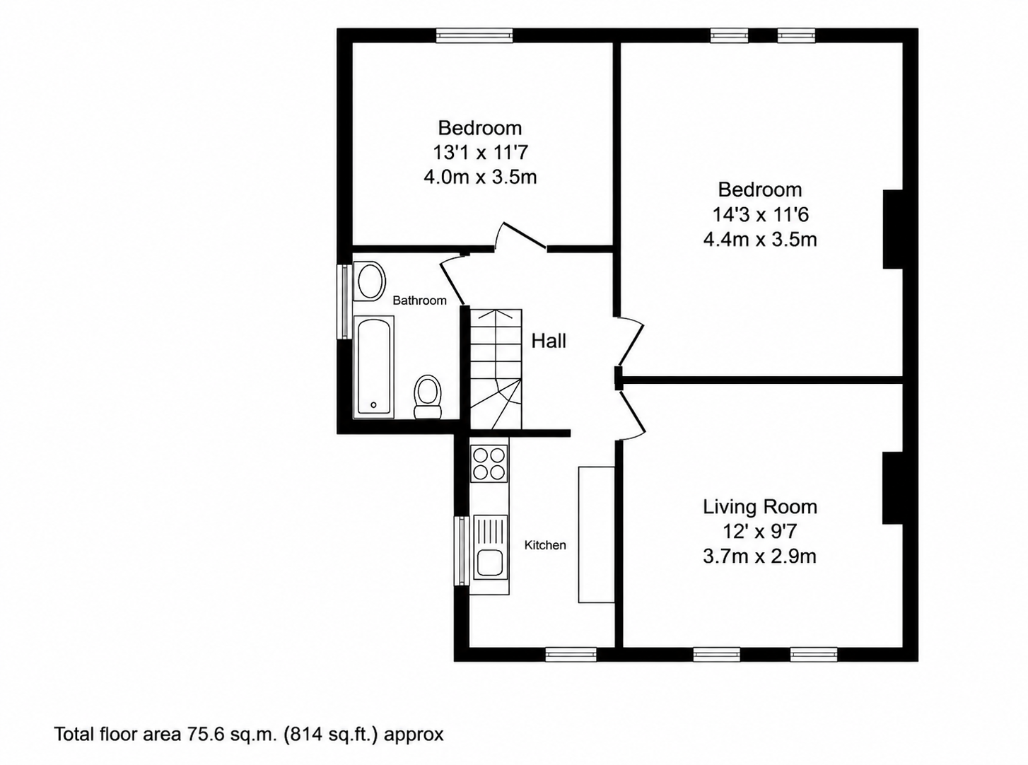 Tressillian Road, London, SE4 floorplan