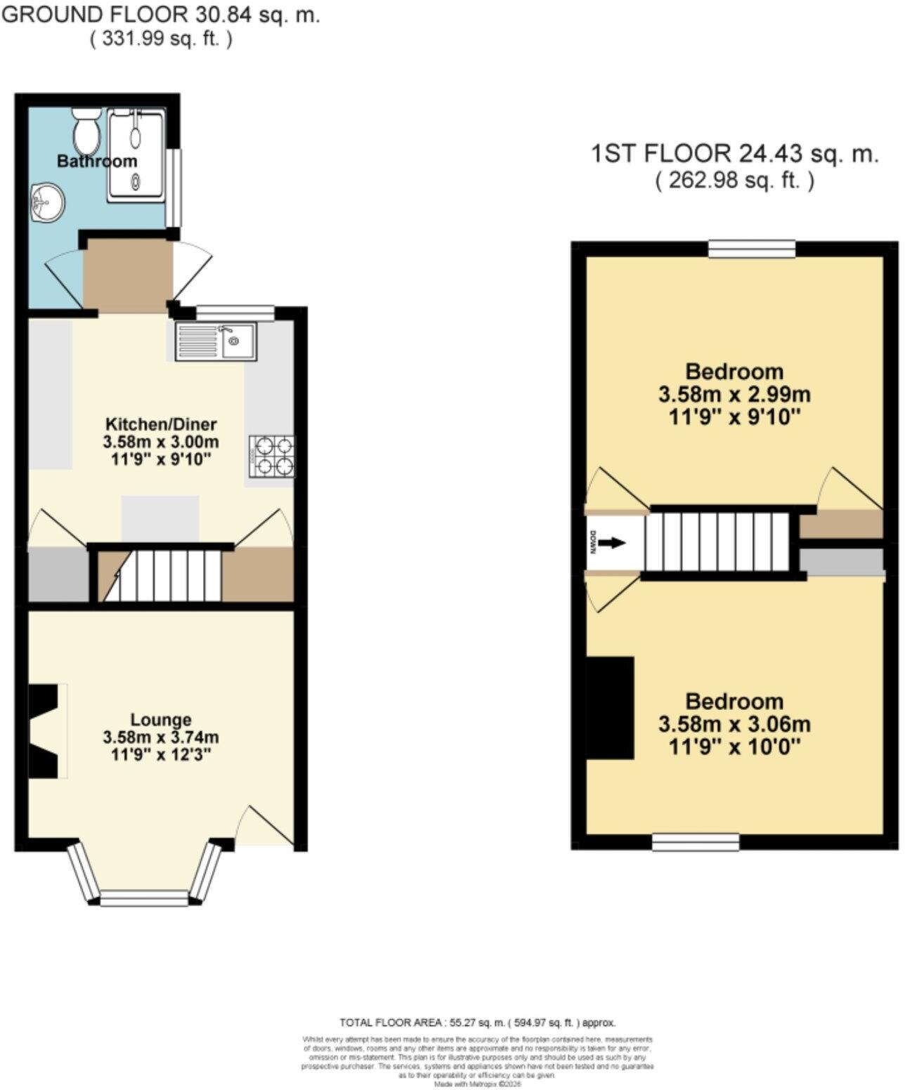 Heathfield Avenue, Dover, CT16 floorplan